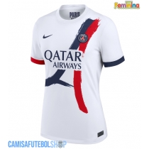 Camisa de time de futebol Paris Saint-Germain Marquinhos #5 Replicas 2º Equipamento Feminina 2025-26 Manga Curta